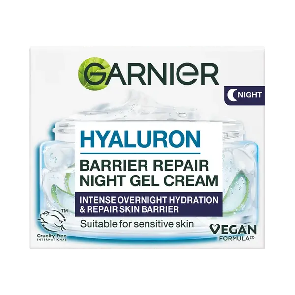Garnier Hyaluron nočný hydratačný gél na obnovu kožnej bariéry