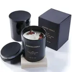 Vonná sviečka - Čierna/Pivónia/Jazmín/Ruža/Karafiát H30487