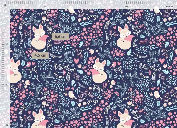 Baby Nellys Rukávnik ku kočíka PREMIUM, Líška, granatový