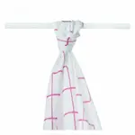 XKKO BMB Bambusová osuška Magenta Squares, 90x100, (1ks)