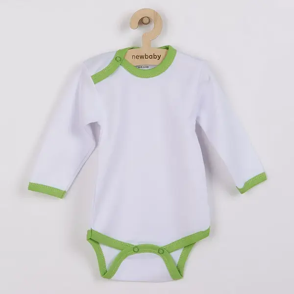 Dojčenské body so zeleným lemom, vel. 86 (12-18m)