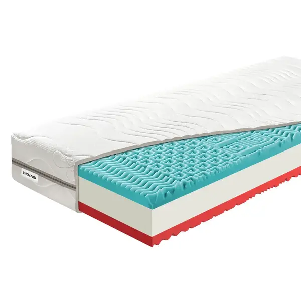 Matrac Benab Zero Original 19 HR H3 / H4 200 x 200 cm Penový matrac 19 cm sendvičový zónová ortopedické
