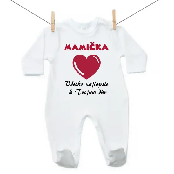 Boodyy Overal Všetko najlepšie Mamička 74 (6-9 mesiacov)