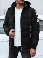 Pánská prošívané bunda Barva černá DSTREET