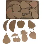 MOVEO Kartónové výseky Ovocie na dekorovanie 80ks-MOVEO