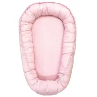 Hniezdo pre bábätko - svetloružové kvietky