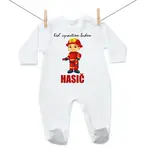 Boodyy Overal Keď vyrastiem budem hasič 86 (12-18 mesiacov)