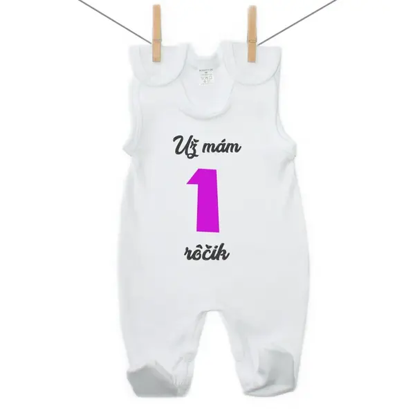 Boodyy Dupačky Už mám 1 rôčik Dievča 56 (0-2 mesiace)