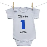 Boodyy Body s krátkym rukávom Už mám 1 rôčik Chlapec 50 (0 mesiacov)