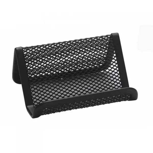 Drôtený stojan na vizitky 95x75x45mm čierny + Drôtený stojan na perá 90x100mm čierny-Q-Connect