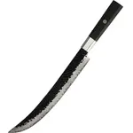 Damaškový kuchynský nôž Yunoka-Slicer/Hnedá H37441