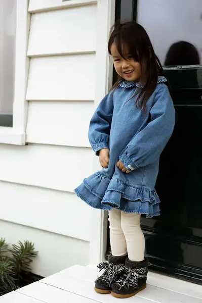 Dětské šaty s bavlnou Donsje Luus Dress