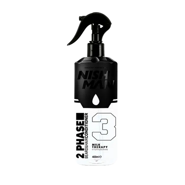 Kondicioner na vlasy a bradu Nishman 2phase Milk Therapy 400ml