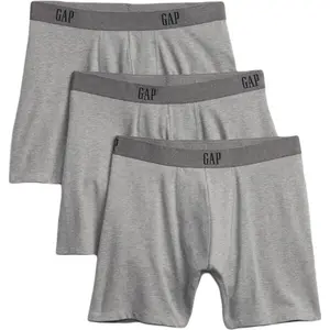 GAP V-3PK BASIC Pánske trenírky, sivá, veľkosť