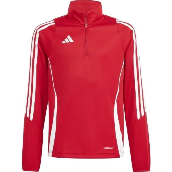 adidas TIRO24 TRAINING TOP Pánska mikina, červená, veľkosť