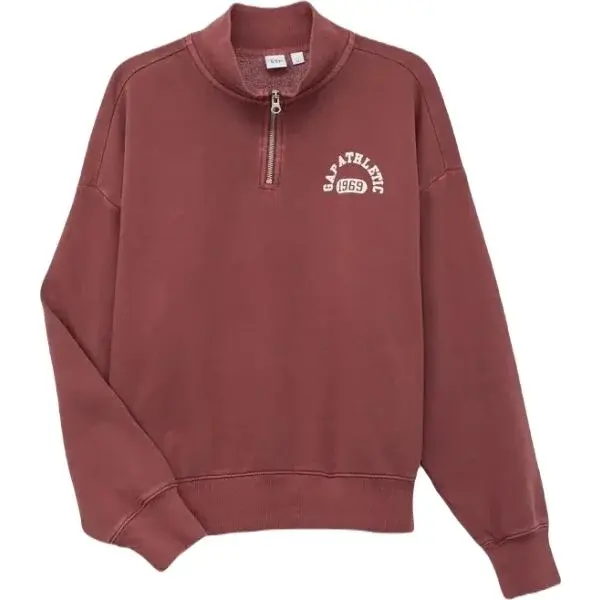 GAP ATHLETIC Dámska mikina, červená, veľkosť