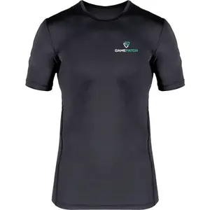 GAMEPATCH COMPRESSION SHIRT Kompresné unisex tričko, čierna, veľkosť