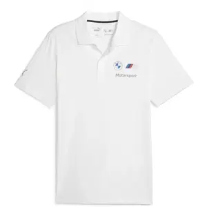 Puma BMW M MOTORSPORT ESS Pánske polo tričko, biela, veľkosť