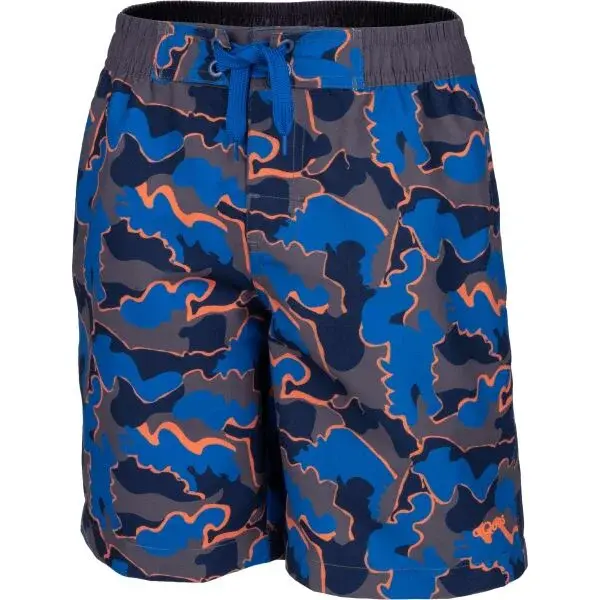 AQUOS GILLON JNR Chlapčenské šortky, tmavo sivá, veľkosť 128-134