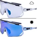 Laceto AURORA Fotochromatické športové slnečné okuliare, modrá, veľkosť