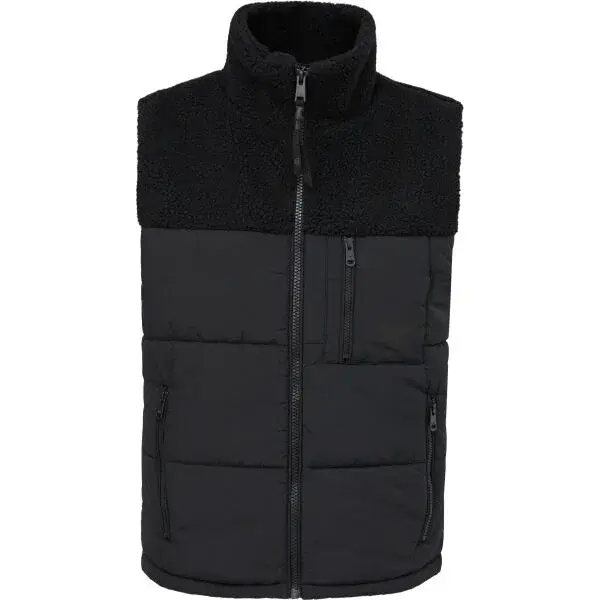 s.Oliver OUTDOOR Pánska vesta, čierna, veľkosť