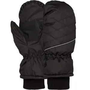 Lewro DERYA Detské palcové rukavice, čierna, veľkosť 6-7Y