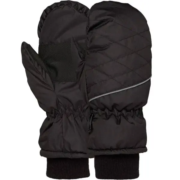 Lewro DERYA Detské palcové rukavice, čierna, veľkosť 6-7Y