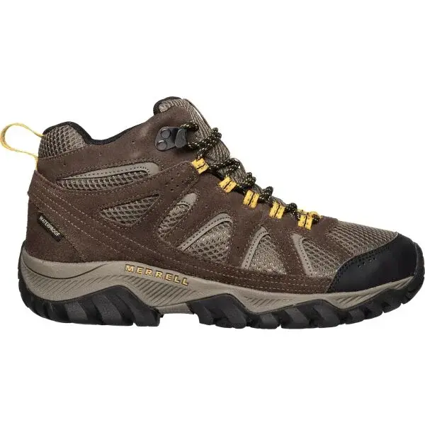 Merrell OAKCREEK MID WP Pánska outdoorová obuv, hnedá, veľkosť 41.5