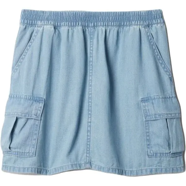 GAP DENIM CARGO Dievčenská sukňa, svetlomodrá, veľkosť