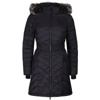 ALPINE PRO OMEFA Dámsky kabát, čierna, veľkosť