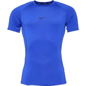 Nike M NP DF TIGHT TOP SS Pánske tréningové tričko, modrá, veľkosť XXL