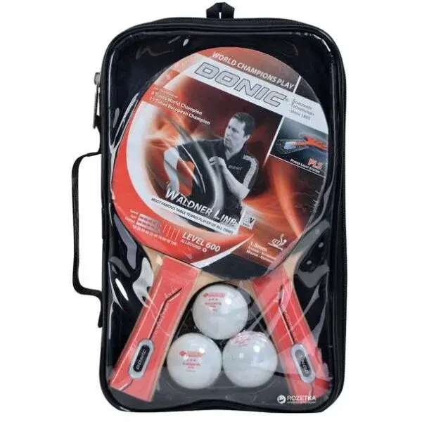 Donic WALDNER 600 SET Set na stolný tenis, červená, veľkosť