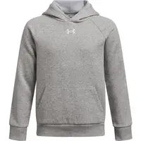 Under Armour RIVAL FLEECE HOODIE Chlapčenská mikina, sivá, veľkosť L