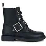 Geox J ECLAIR G. D Dievčenská členková obuv, čierna, veľkosť