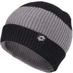 Lotto STRIPY Chlapčenská pletená čiapka, čierna, veľkosť