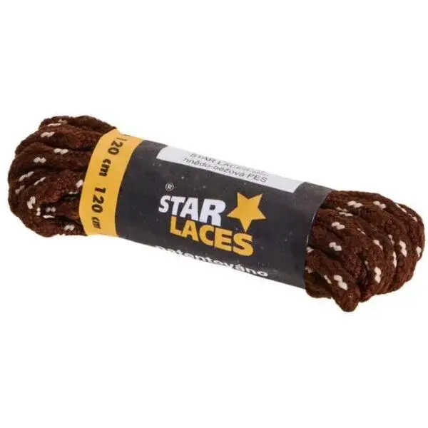PROMA STAR LACES SLIM 100 CM Šnúrky, hnedá, veľkosť