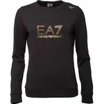 EA7 SWEATSHIRT Dámska mikina, čierna, veľkosť