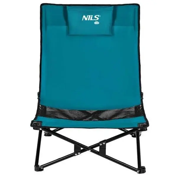 NILS CAMP NC3306 Skladacie kreslo, tyrkysová, veľkosť