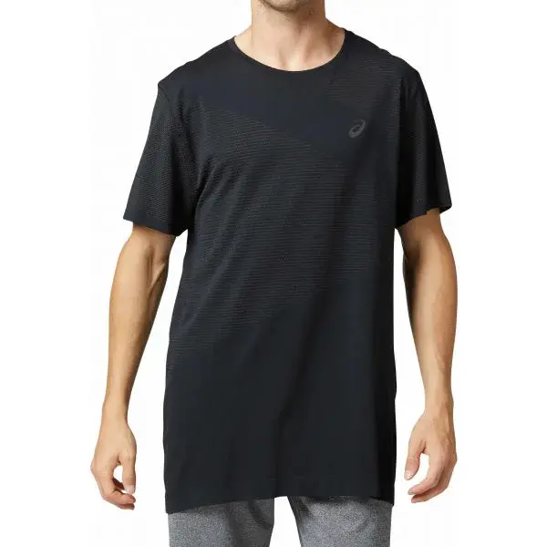 ASICS TOKYO SEAMLESS SS Pánske bežecké tričko, čierna, veľkosť