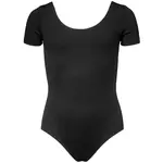PAPILLON LEOTARD SHORT SLEEVES Detský trikot na balet, čierna, veľkosť