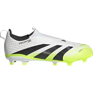adidas PREDATOR LEAGUE LL FG/MG J Detské kopačky, biela, veľkosť 36