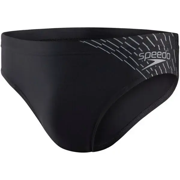 Speedo MEDLEY LOGO 7CM BRIEF Pánske plavky, čierna, veľkosť