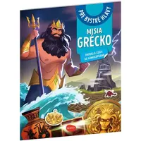 ELLA & MAX MISIA GRÉCKO Pátraj a lúšti so samolepkami, mix, veľkosť