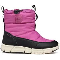 Geox J FLEXYPER G.B ABX B Dievčenská členková obuv, ružová, veľkosť