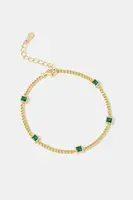 Náramek ze stříbra 925 pozlaceného 18karátovým zlatem Answear.LAB dámský