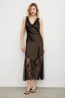 Šaty Answear.LAB hnědá barva, maxi