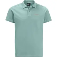 Jack Wolfskin ESSENTIAL POLO M Pánske tričko, zelená, veľkosť