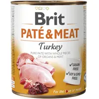Brit konzerva Paté & Meat Turkey 800 g