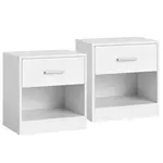 MID.YOU SADA NOČNÍCH STOLKŮ, bílá, 39/41/28 cm