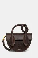 Kožená kabelka Yuzefi PRETZEL